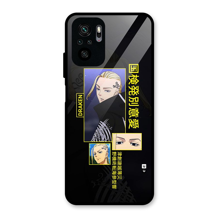 Draken Manji Gang Glass Back Case for Redmi Note 11 SE