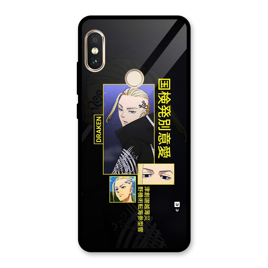 Draken Manji Gang Glass Back Case for Redmi Note 5 Pro