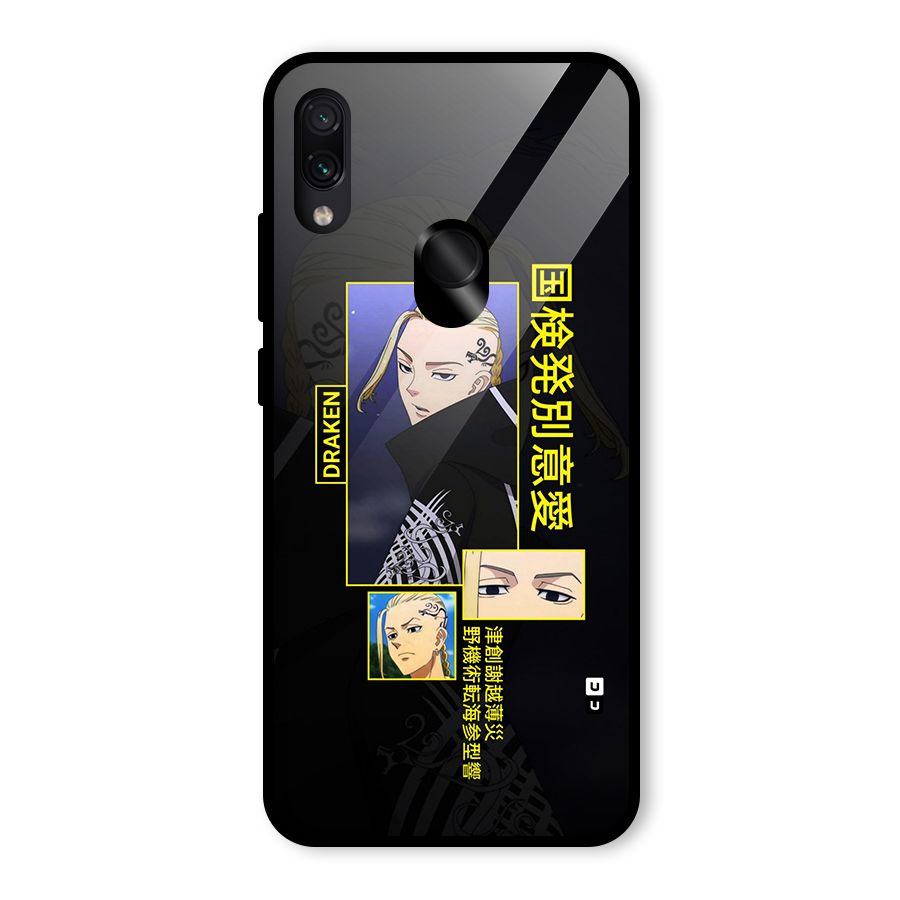 Draken Manji Gang Glass Back Case for Redmi Note 7 Pro