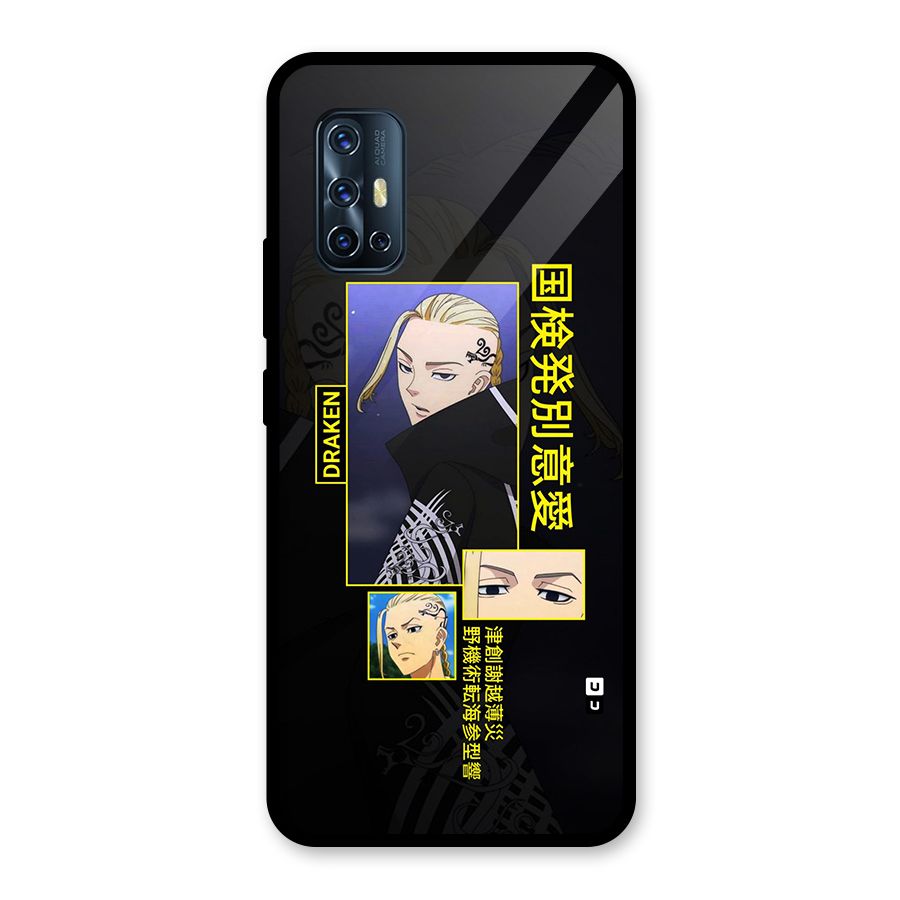 Draken Manji Gang Glass Back Case for Vivo V17