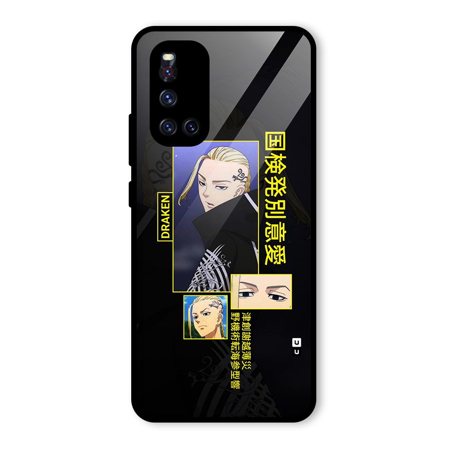 Draken Manji Gang Glass Back Case for Vivo V19