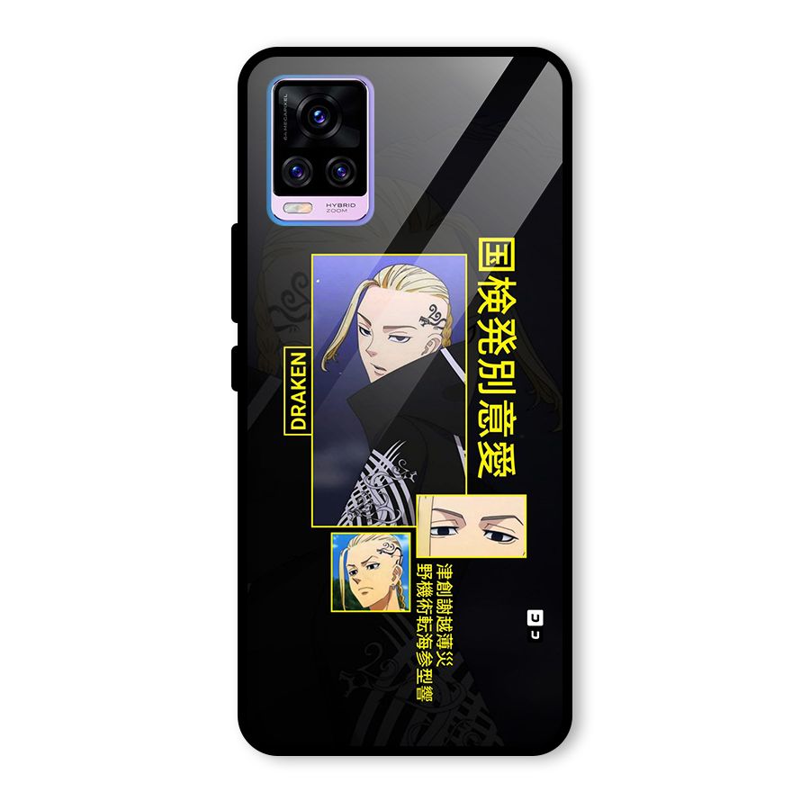 Draken Manji Gang Glass Back Case for Vivo V20 Pro