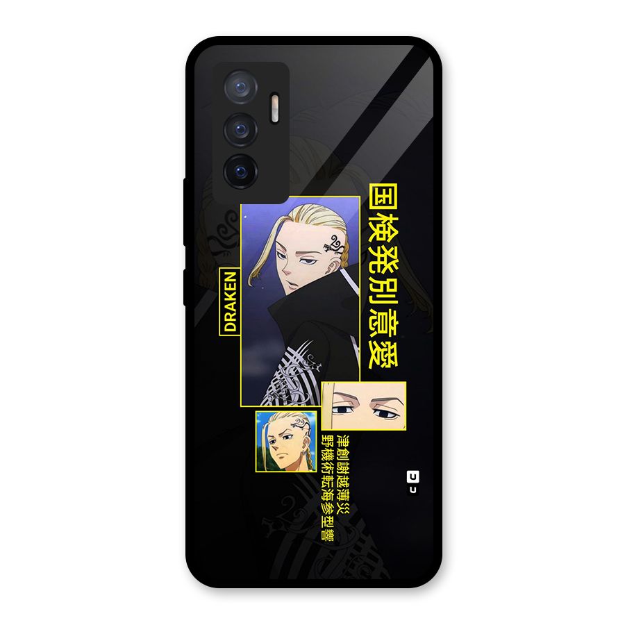 Draken Manji Gang Glass Back Case for Vivo V23e