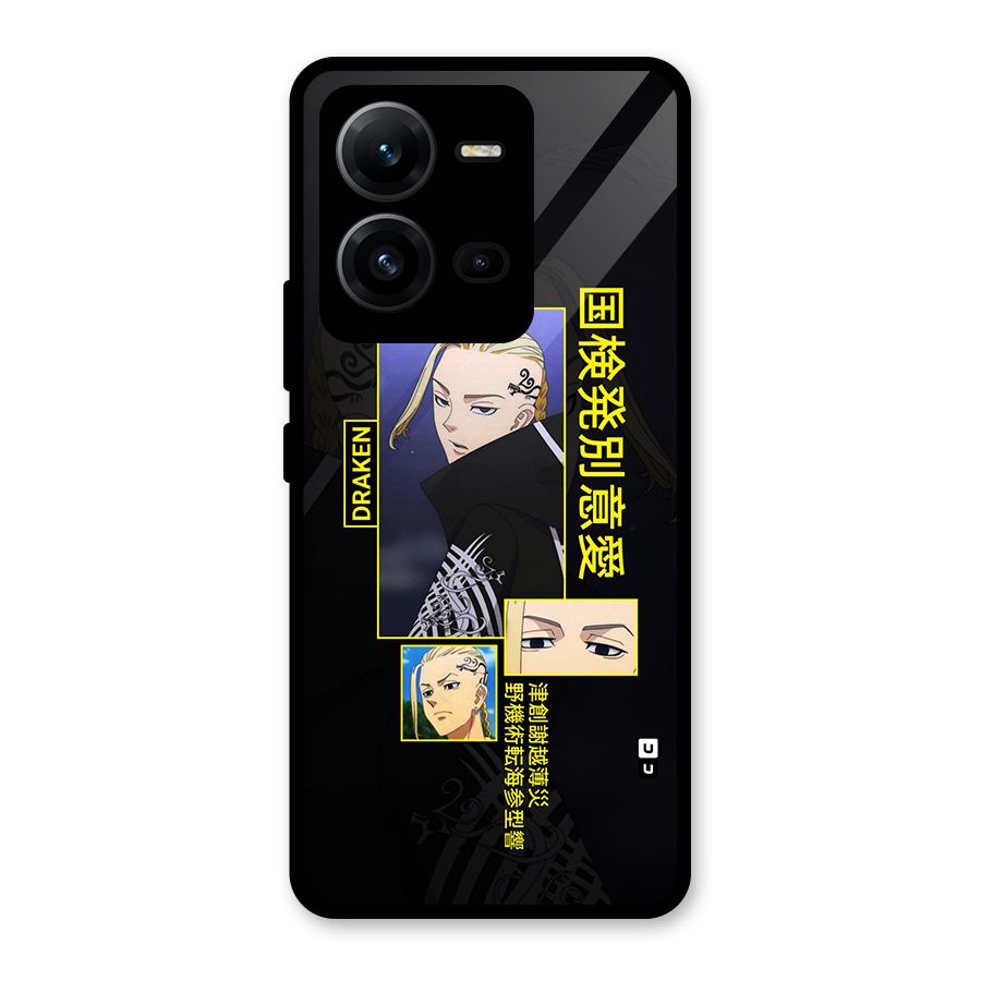 Draken Manji Gang Glass Back Case for Vivo V25
