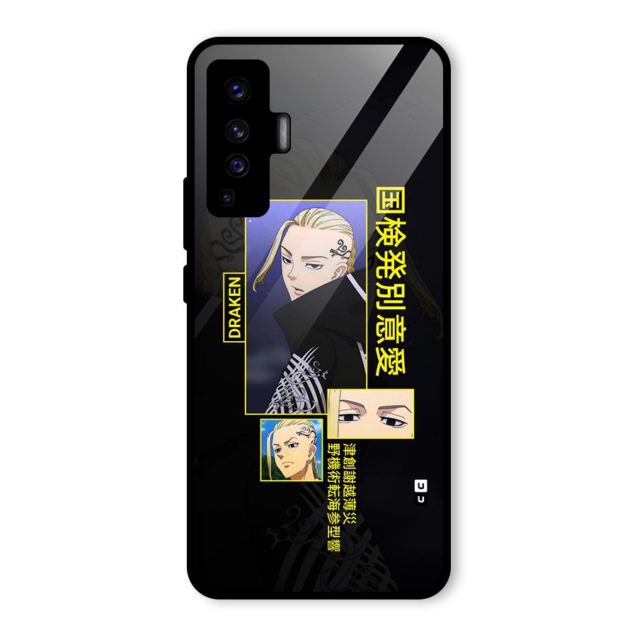 Draken Manji Gang Glass Back Case for Vivo X50