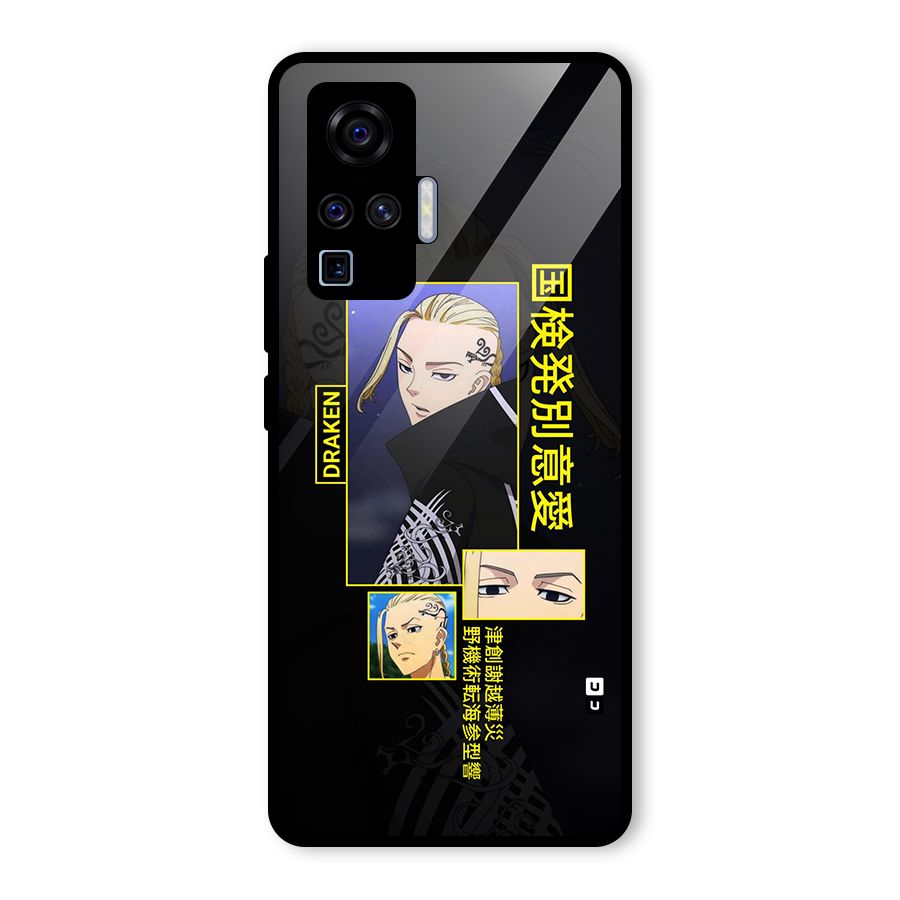 Draken Manji Gang Glass Back Case for Vivo X50 Pro