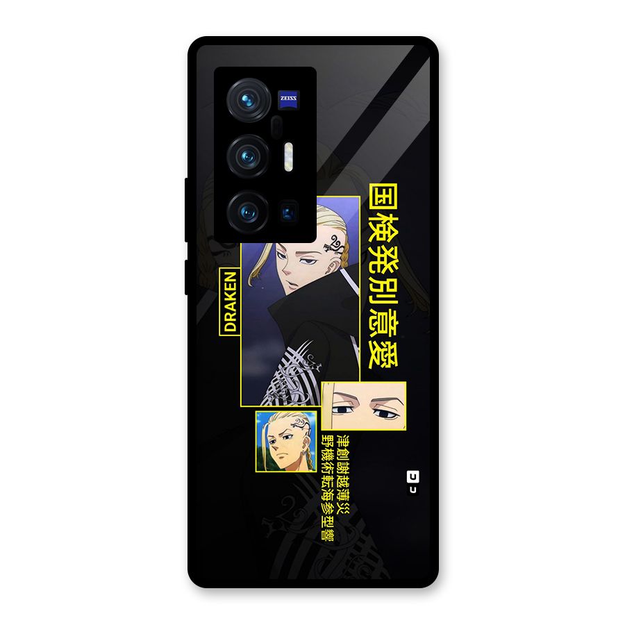 Draken Manji Gang Glass Back Case for Vivo X70 Pro Plus