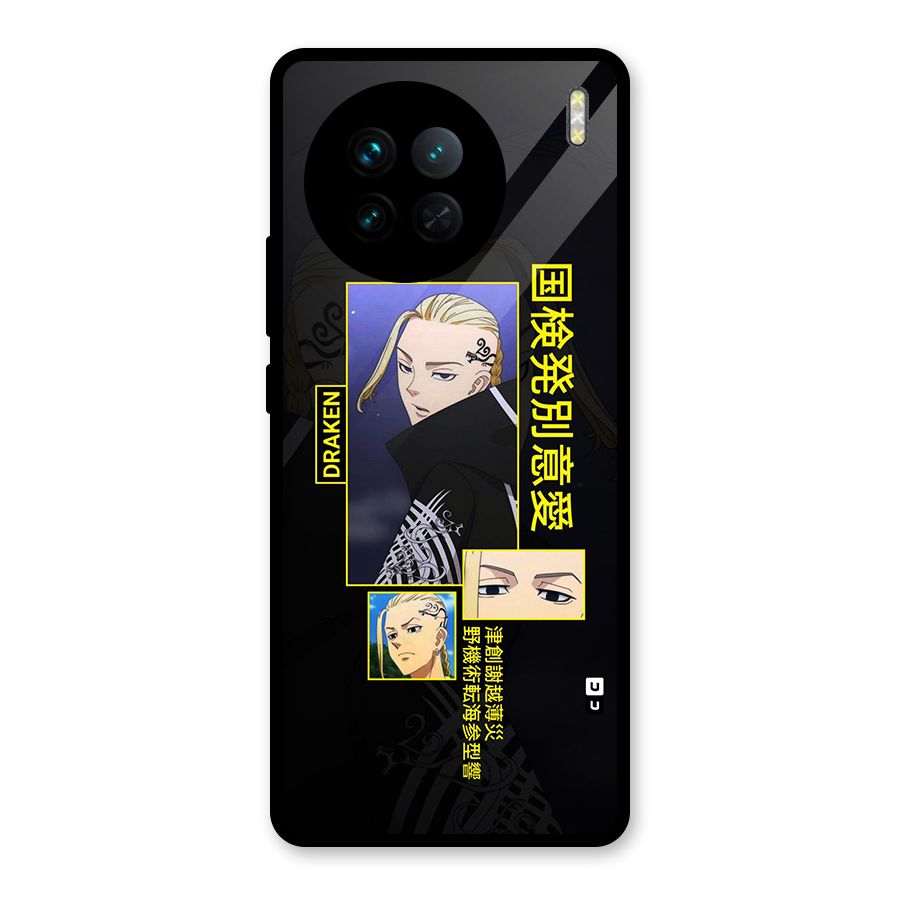 Draken Manji Gang Glass Back Case for Vivo X90