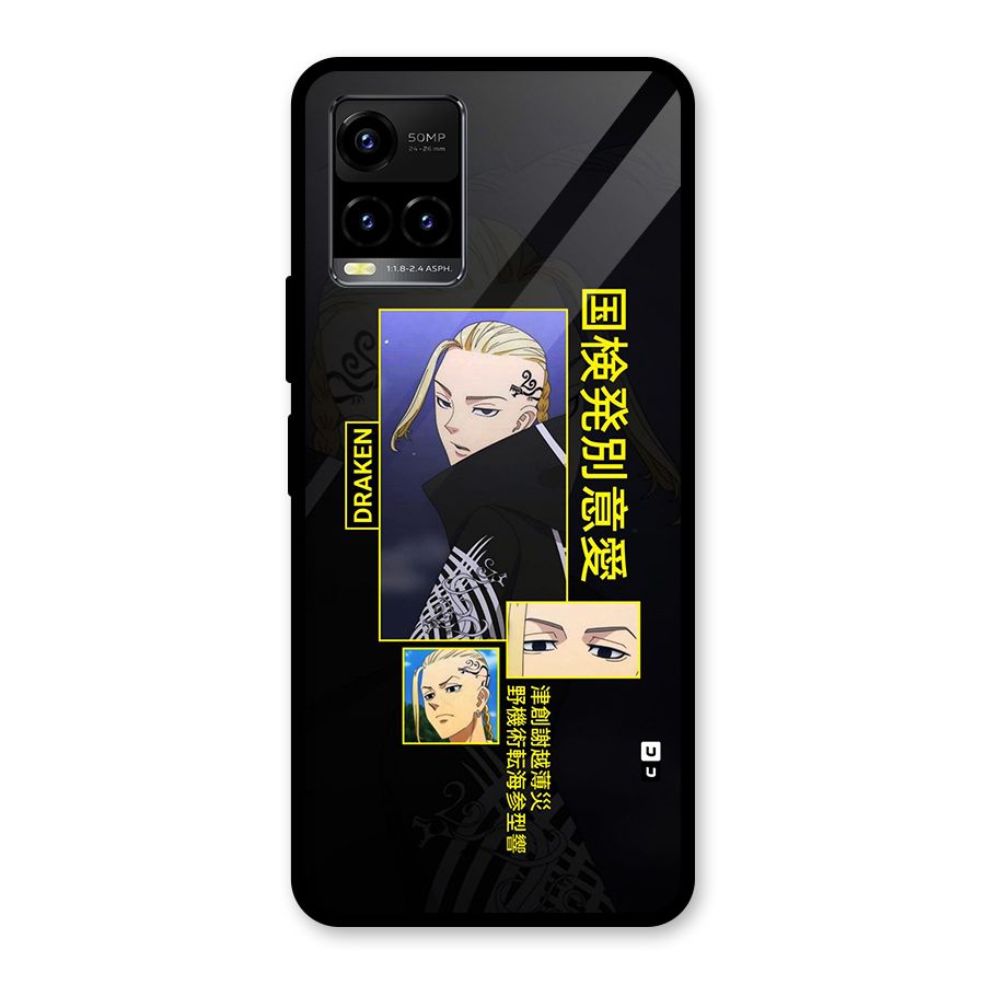 Draken Manji Gang Glass Back Case for Vivo Y21T