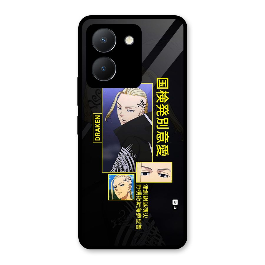 Draken Manji Gang Glass Back Case for Vivo Y36