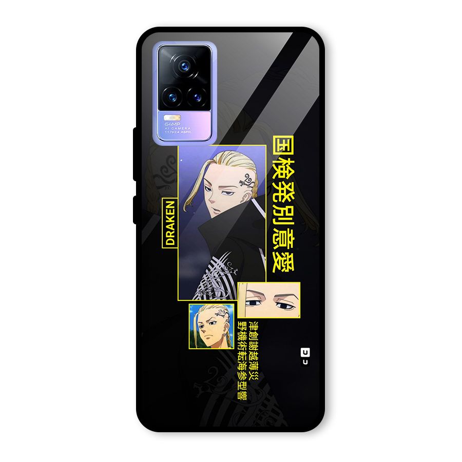 Draken Manji Gang Glass Back Case for Vivo Y73