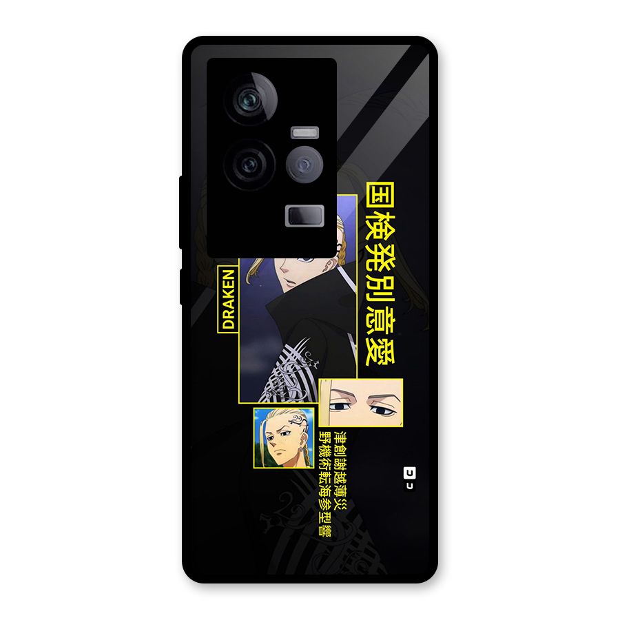Draken Manji Gang Glass Back Case for Vivo iQOO 11 5G