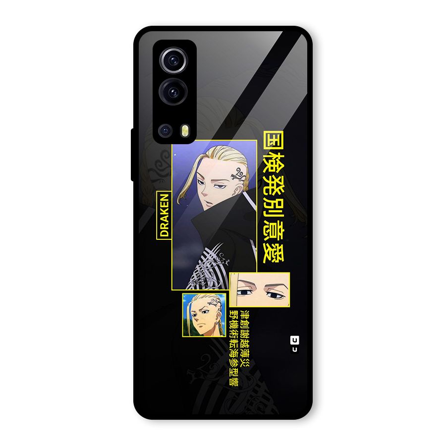 Draken Manji Gang Glass Back Case for Vivo iQOO Z3