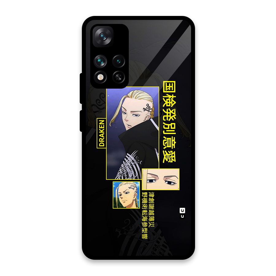 Draken Manji Gang Glass Back Case for Xiaomi 11i HyperCharge 5G