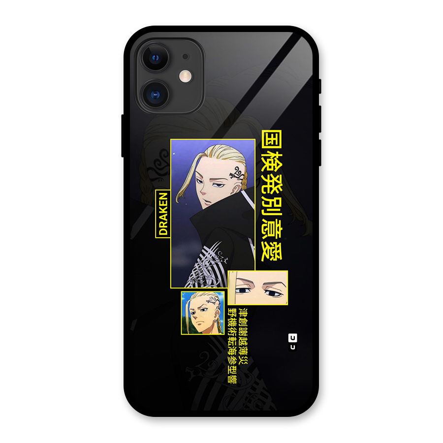 Draken Manji Gang Glass Back Case for iPhone 11