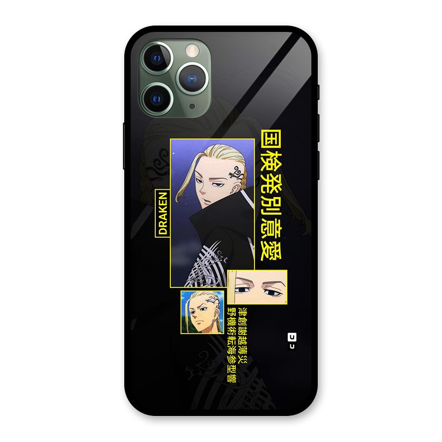 Draken Manji Gang Glass Back Case for iPhone 11 Pro