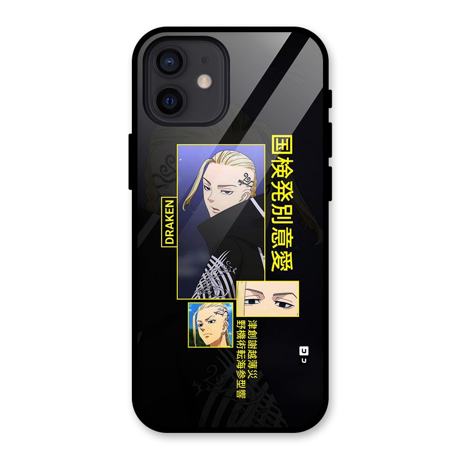 Draken Manji Gang Glass Back Case for iPhone 12