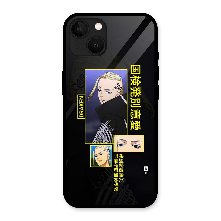 Draken Manji Gang Glass Back Case for iPhone 13