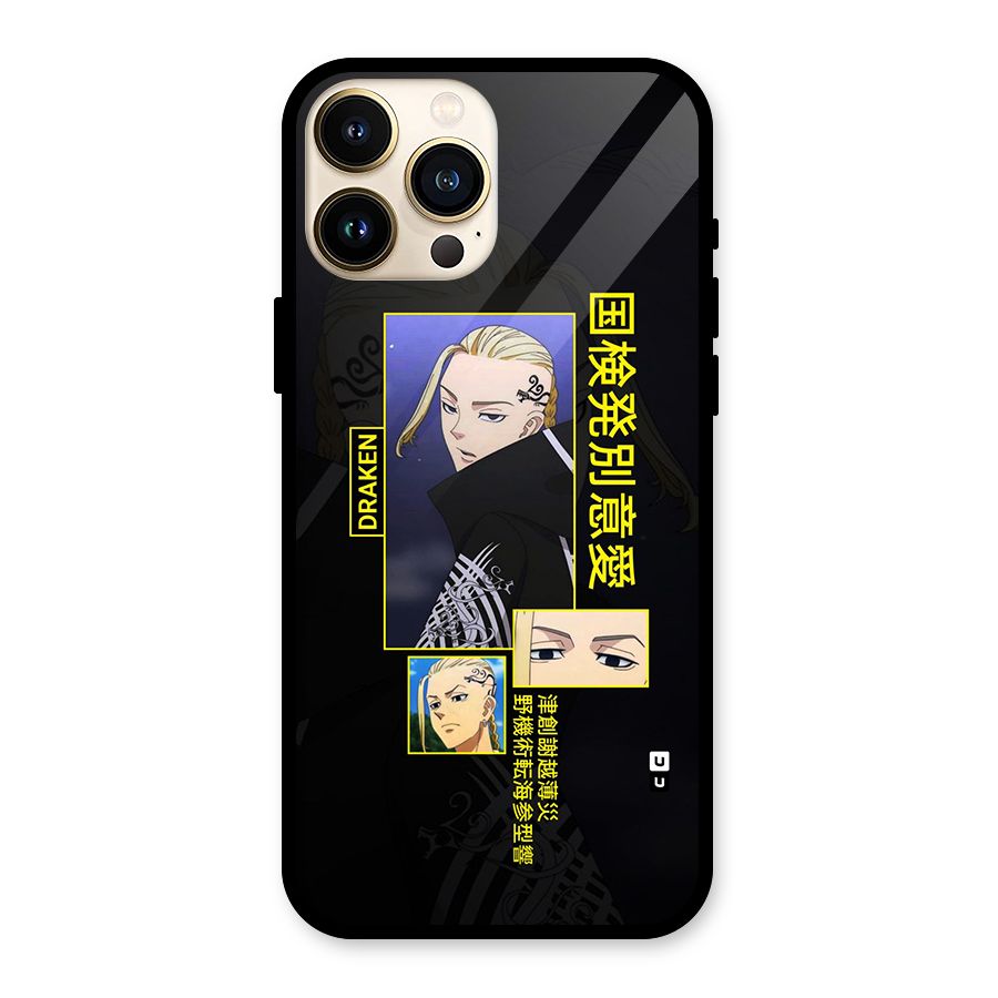 Draken Manji Gang Glass Back Case for iPhone 13 Pro Max