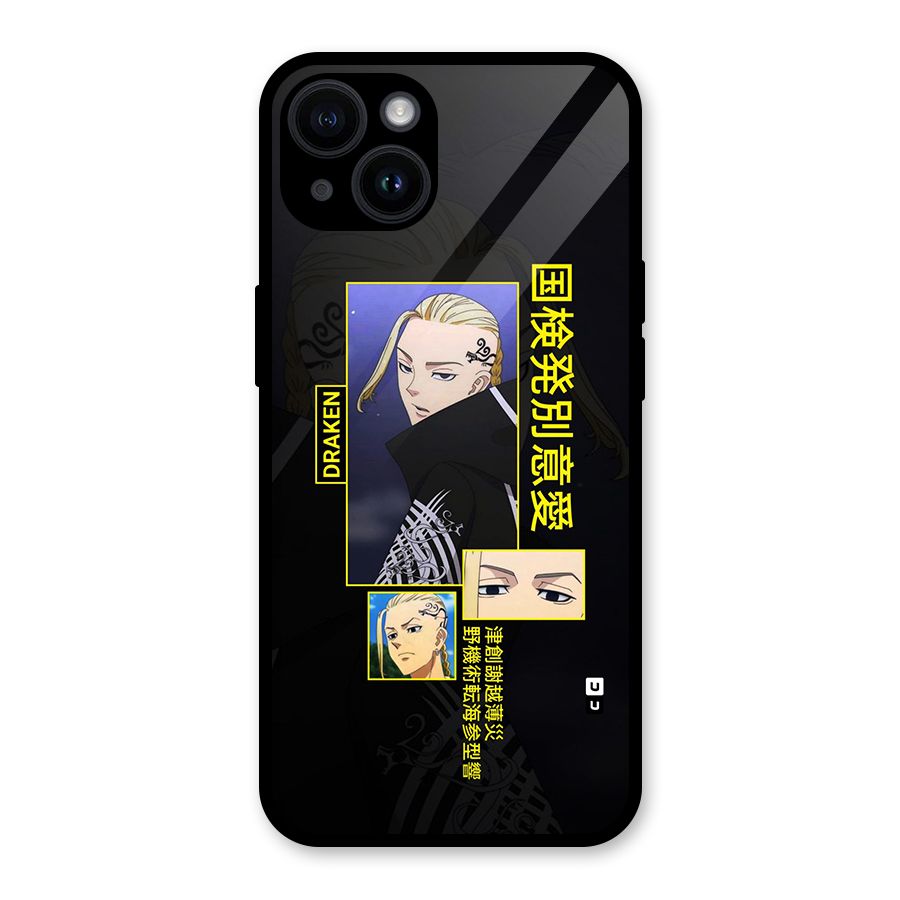 Draken Manji Gang Glass Back Case for iPhone 14