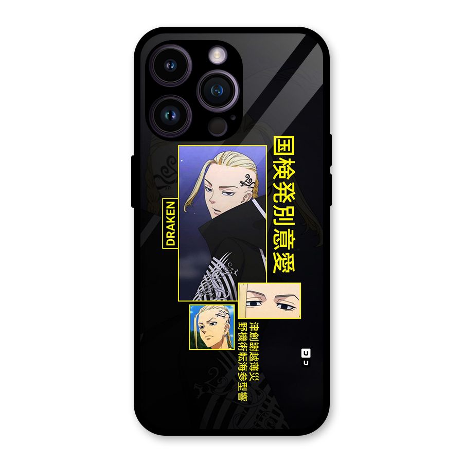 Draken Manji Gang Glass Back Case for iPhone 14 Pro Max