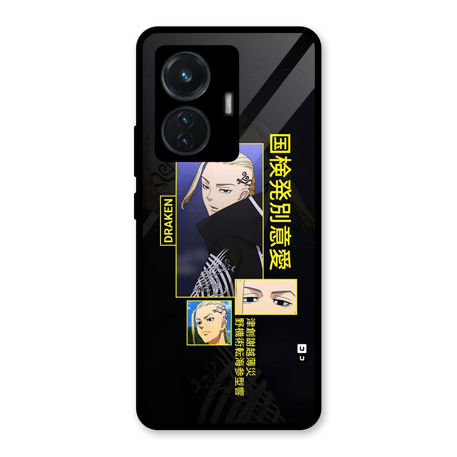 Draken Manji Gang Glass Back Case for iQOO Z6 44W