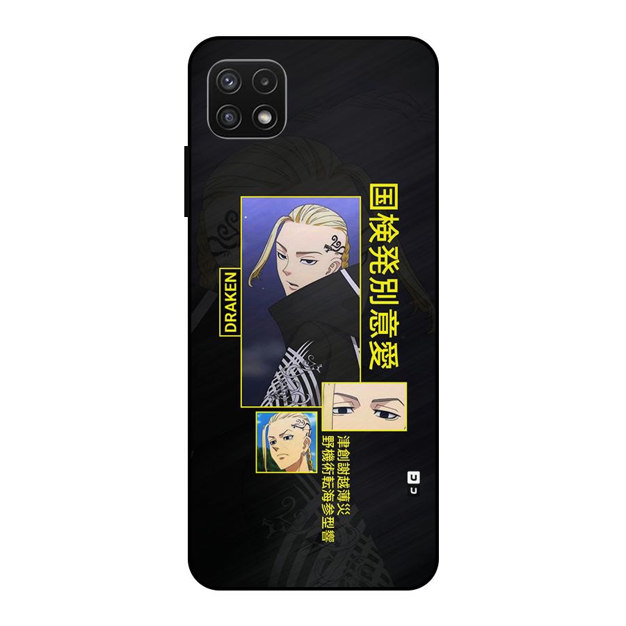 Draken Manji Gang Metal Back Case for Galaxy A22 5G