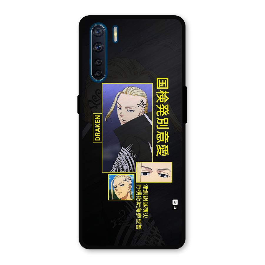 Draken Manji Gang Metal Back Case for Oppo F15