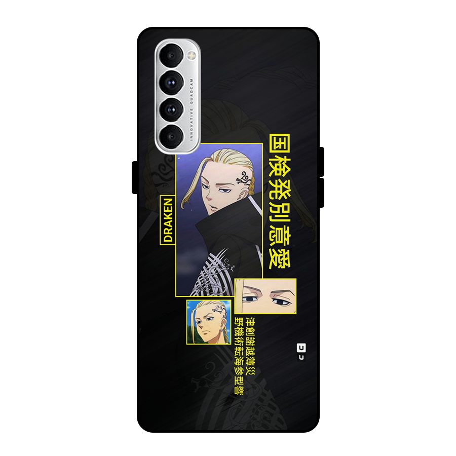 Draken Manji Gang Metal Back Case for Oppo Reno4 Pro