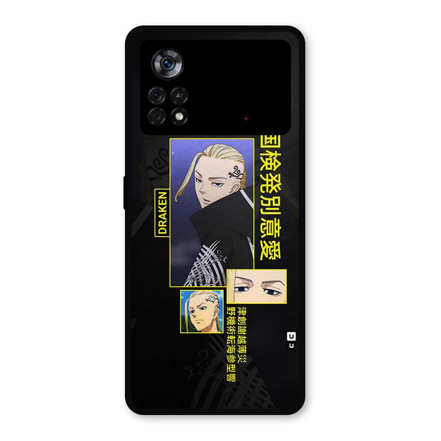 Draken Manji Gang Metal Back Case for Poco X4 Pro 5G