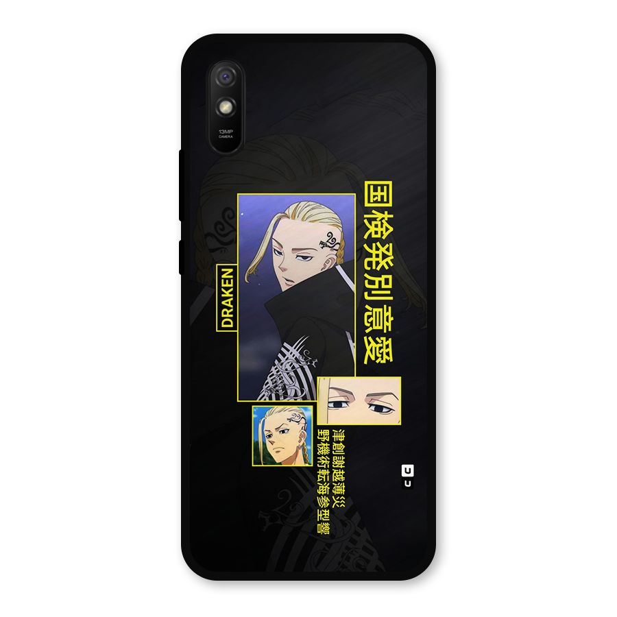Draken Manji Gang Metal Back Case for Redmi 9i