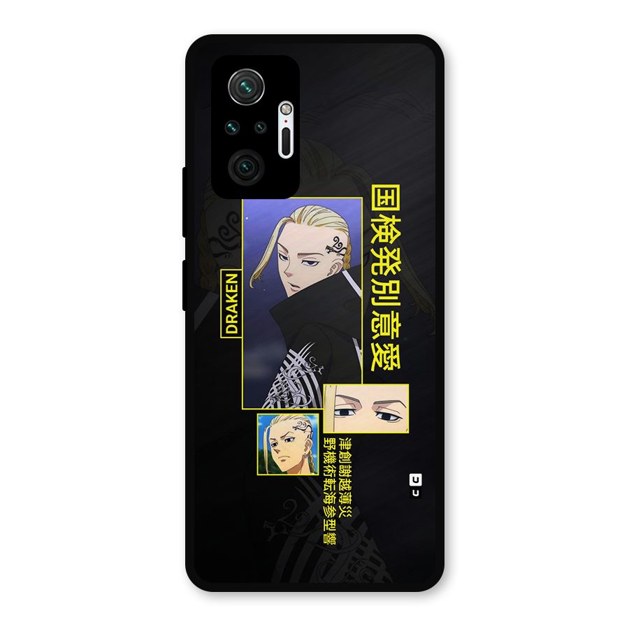 Draken Manji Gang Metal Back Case for Redmi Note 10 Pro