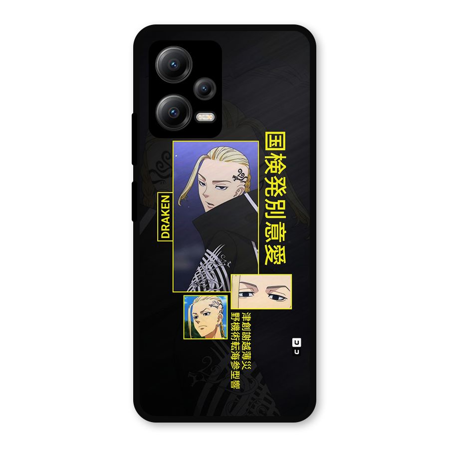 Draken Manji Gang Metal Back Case for Redmi Note 12 5G
