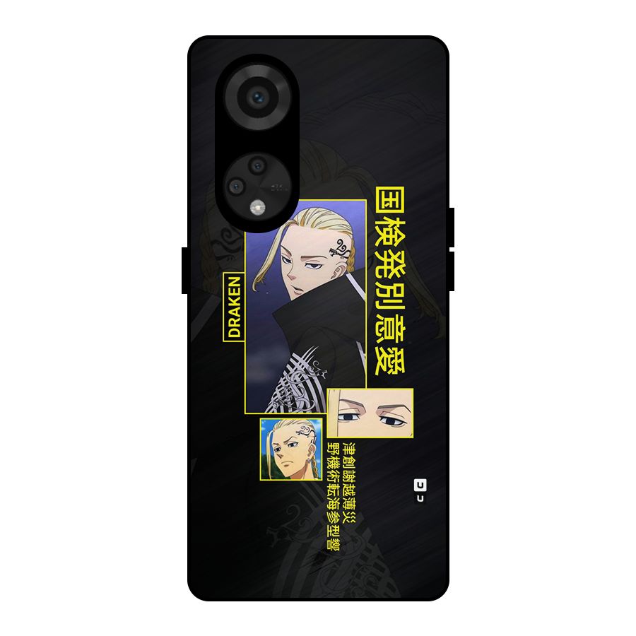 Draken Manji Gang Metal Back Case for Reno8 T 5G