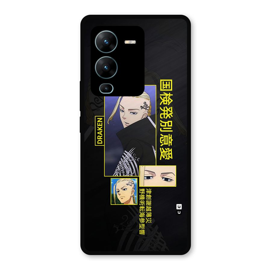 Draken Manji Gang Metal Back Case for Vivo V25 Pro