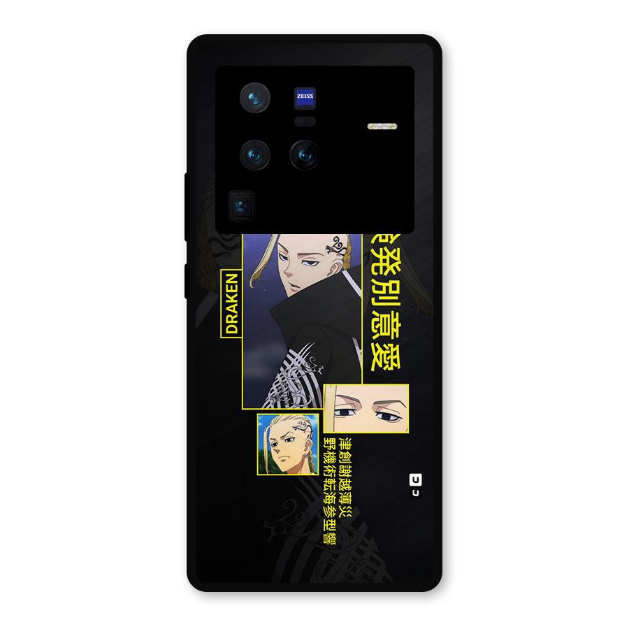 Draken Manji Gang Metal Back Case for Vivo X80 Pro