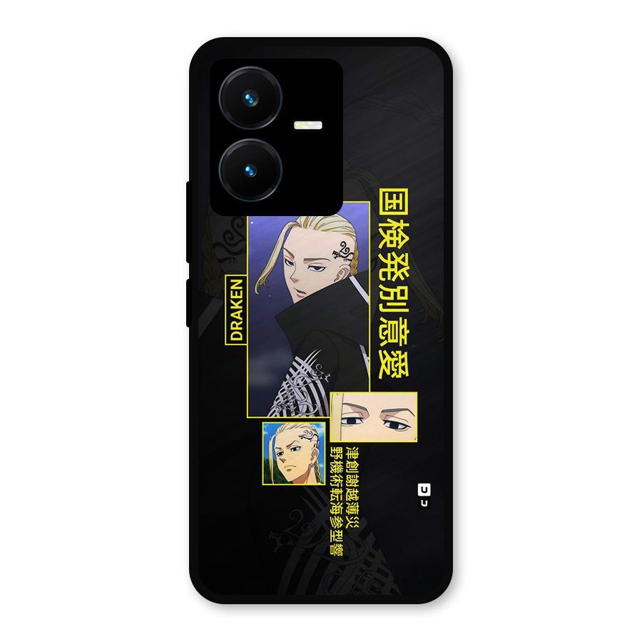 Draken Manji Gang Metal Back Case for Vivo Y22