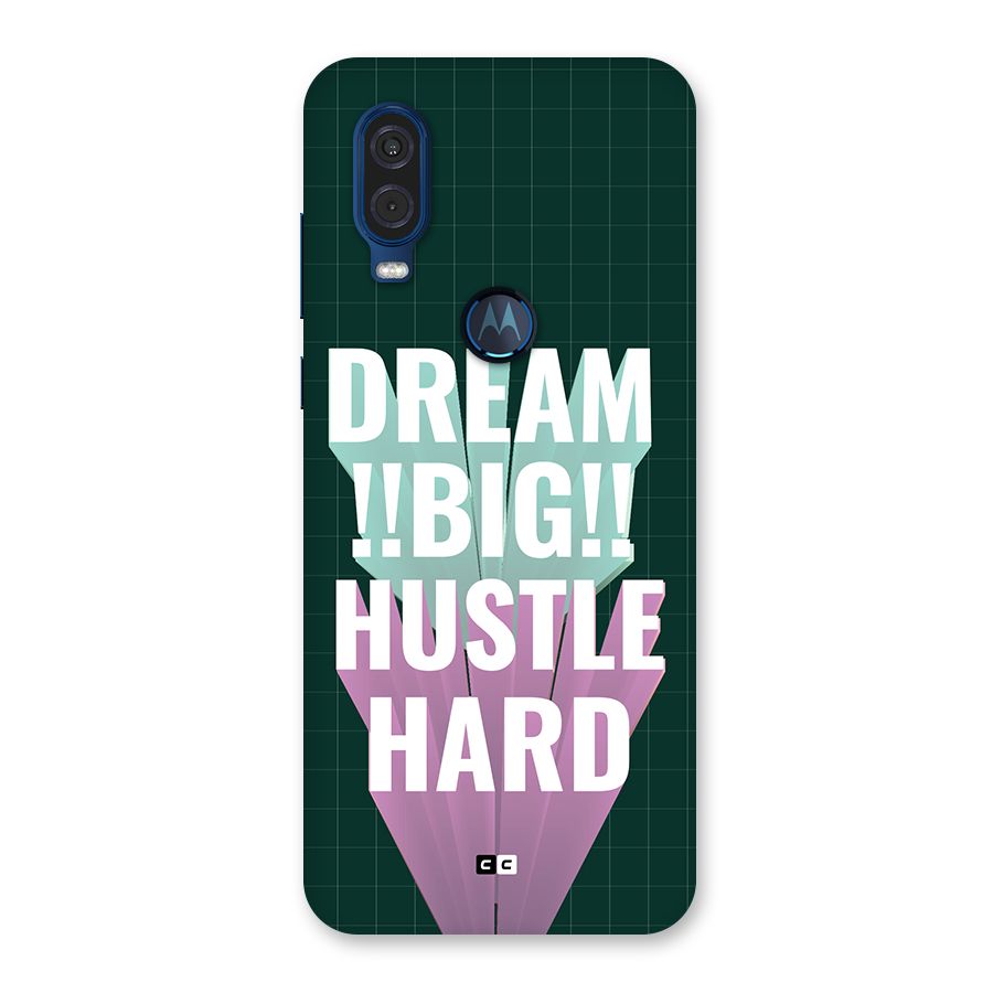 Dream Bigger Back Case for Motorola One Vision