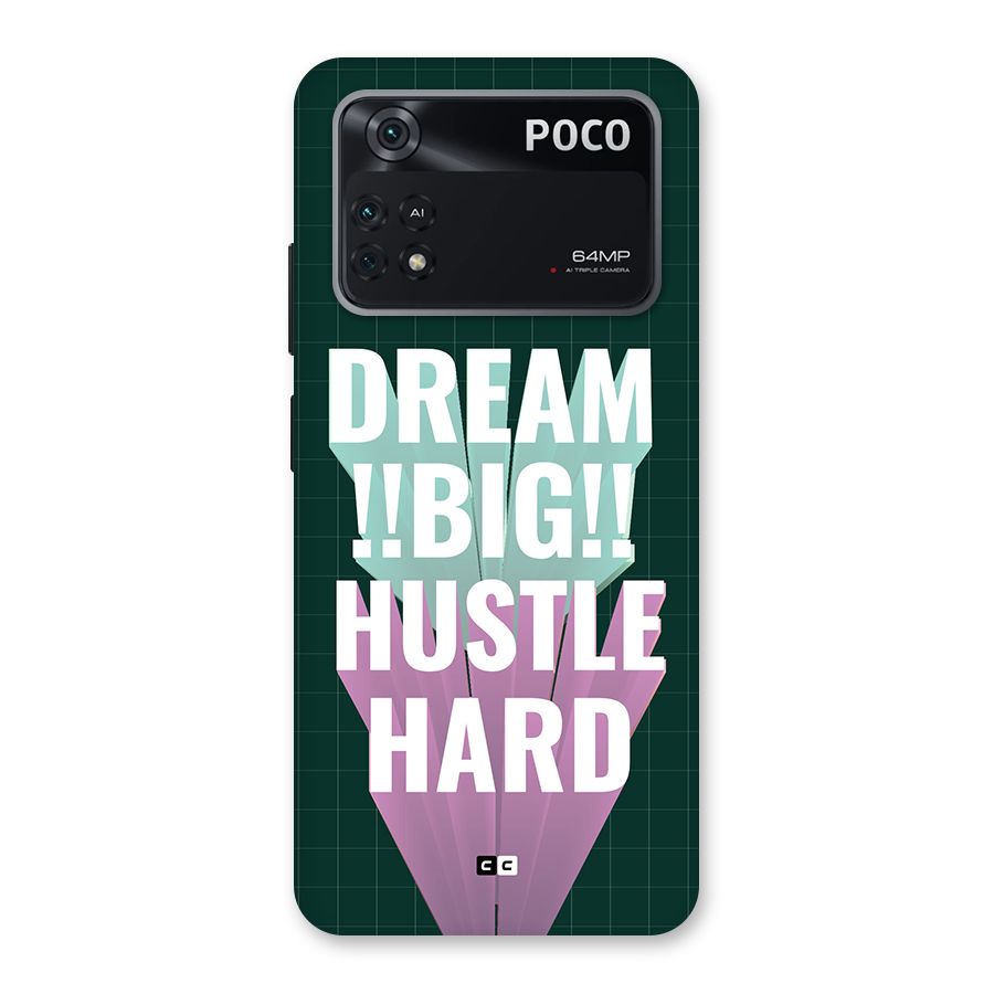 Dream Bigger Back Case for Poco M4 Pro 4G