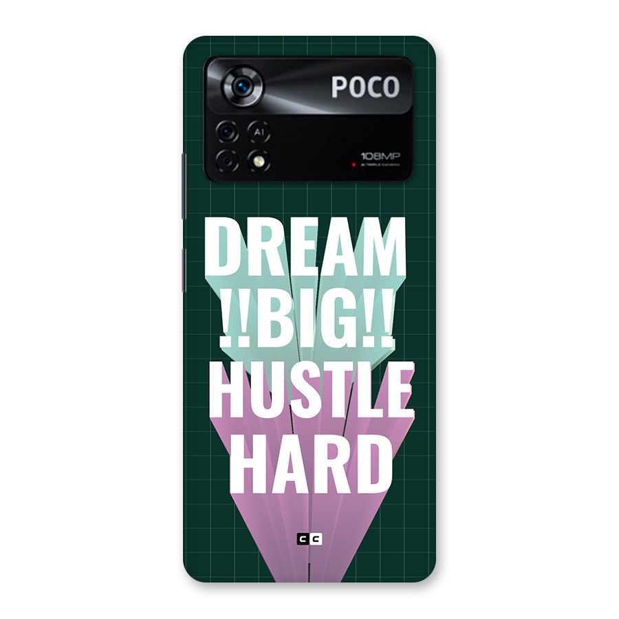 Dream Bigger Back Case for Poco X4 Pro 5G