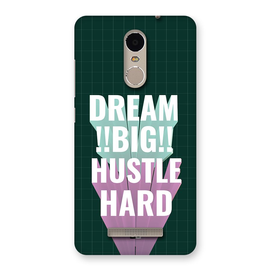 Dream Bigger Back Case for Redmi Note 3