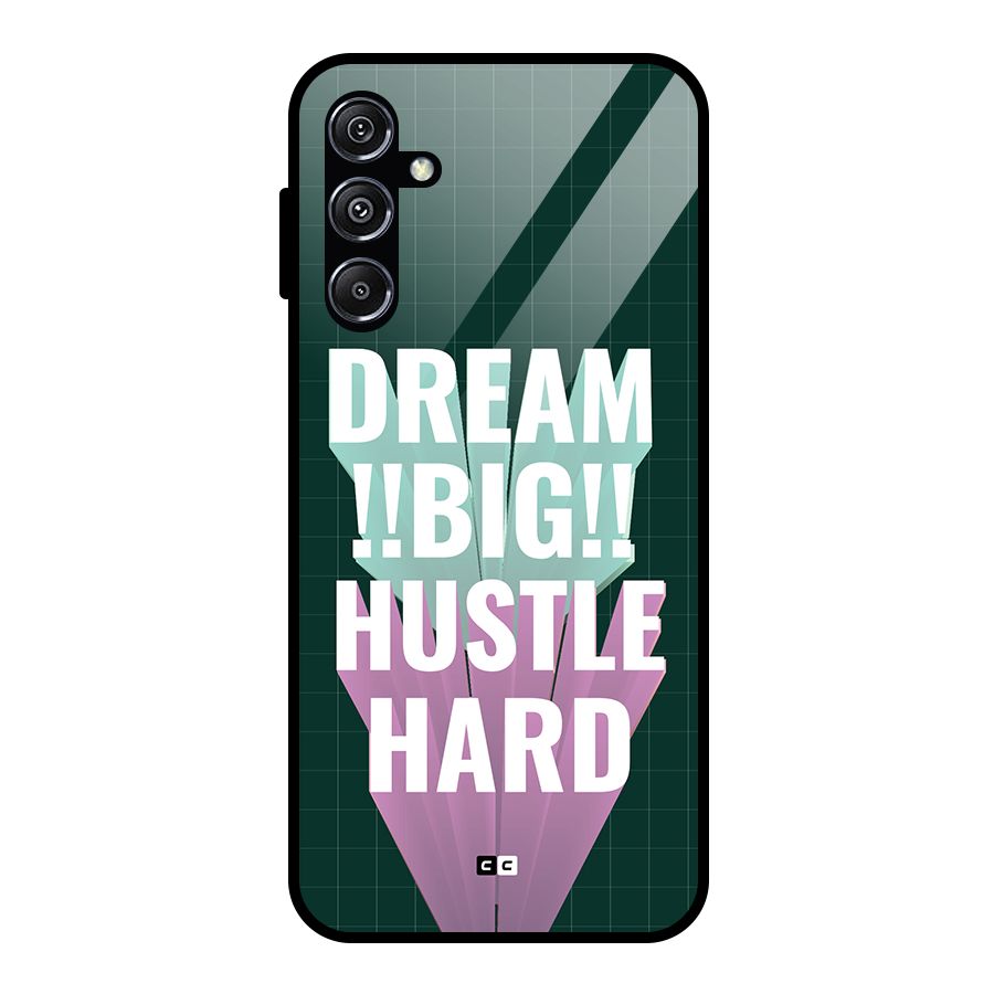 Dream Bigger Glass Back Case for Galaxy M34 5G