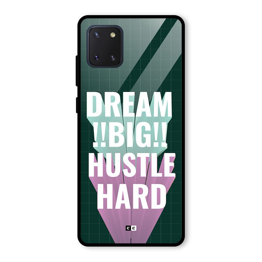 Dream Bigger Glass Back Case for Galaxy Note 10 Lite