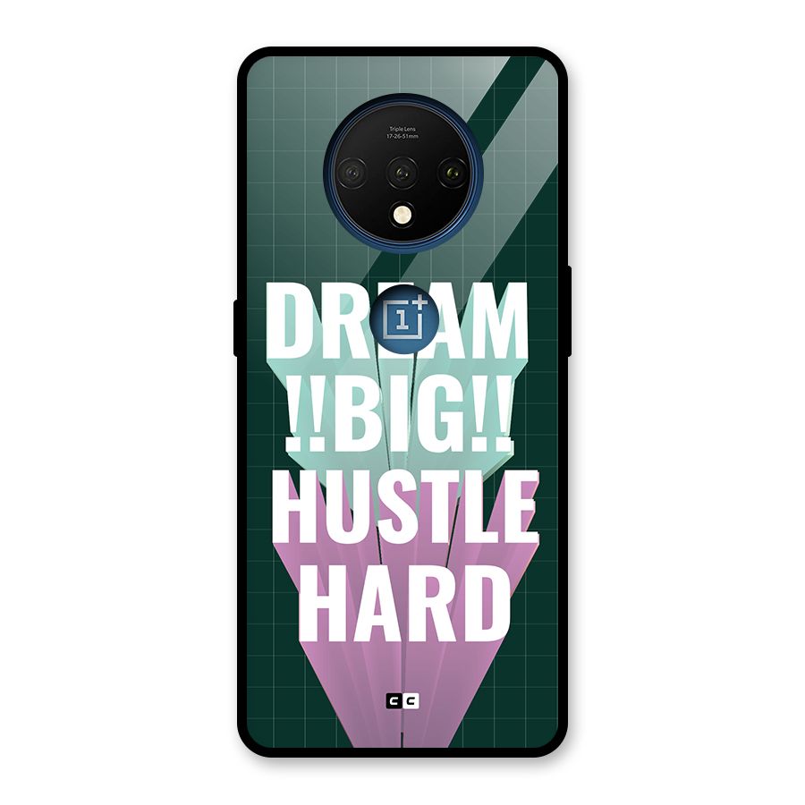 Dream Bigger Glass Back Case for OnePlus 7T