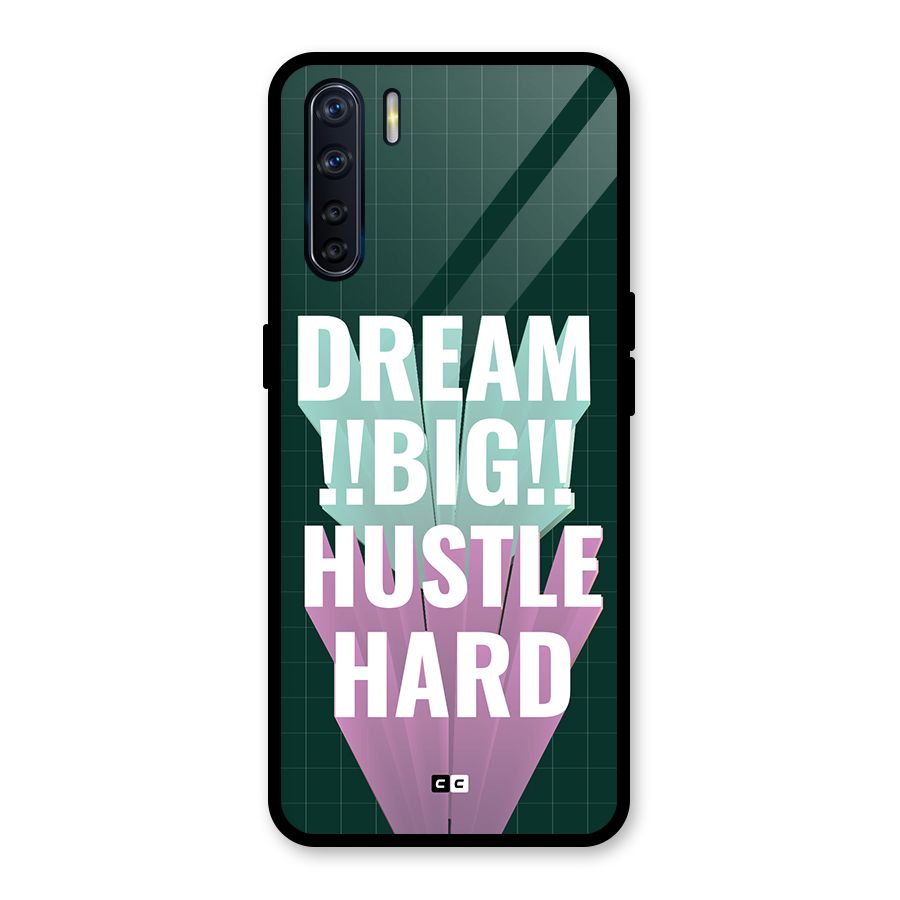 Dream Bigger Glass Back Case for Oppo F15