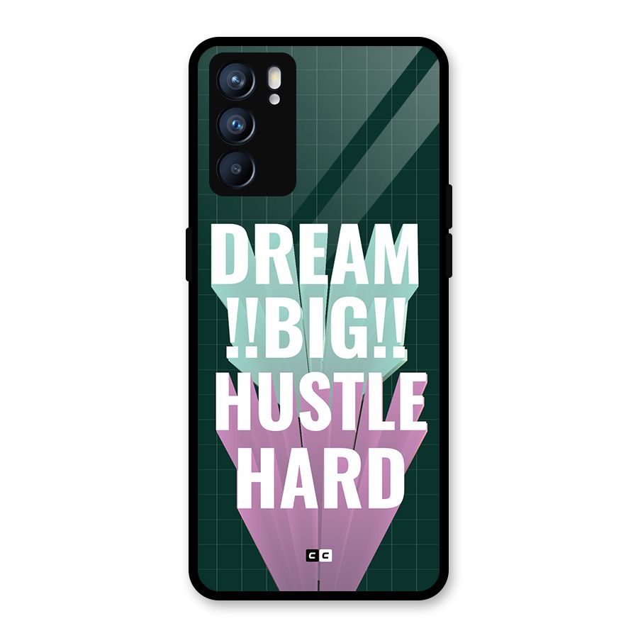 Dream Bigger Glass Back Case for Oppo Reno6 5G
