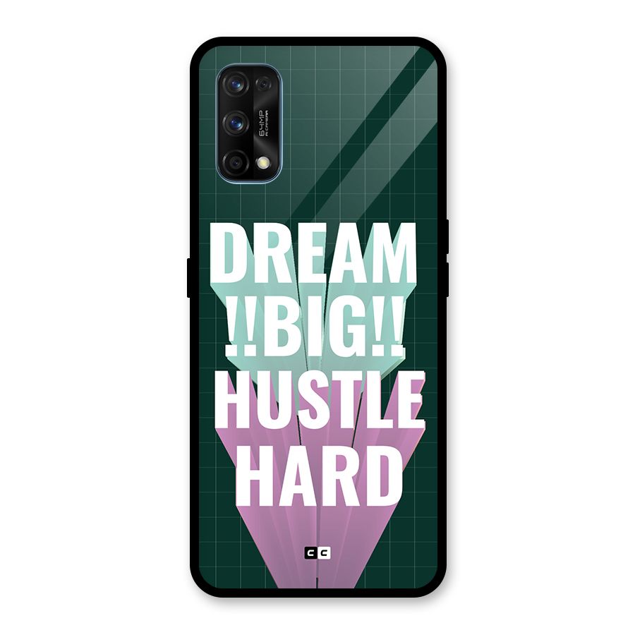 Dream Bigger Glass Back Case for Realme 7 Pro