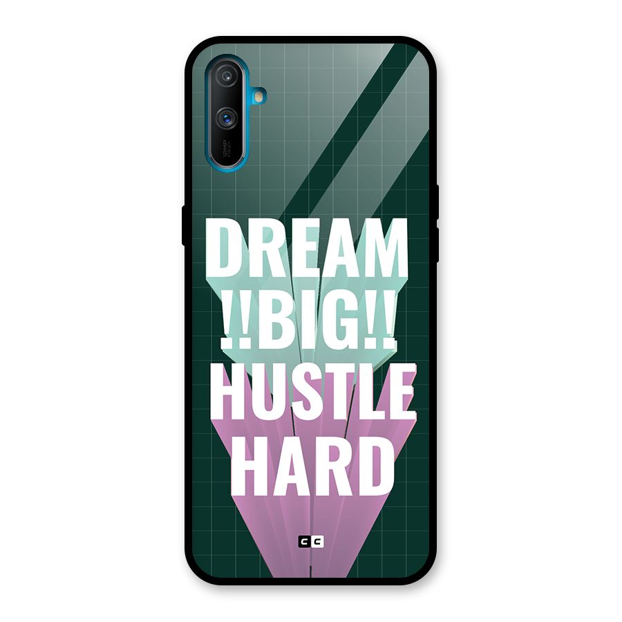 Dream Bigger Glass Back Case for Realme C3