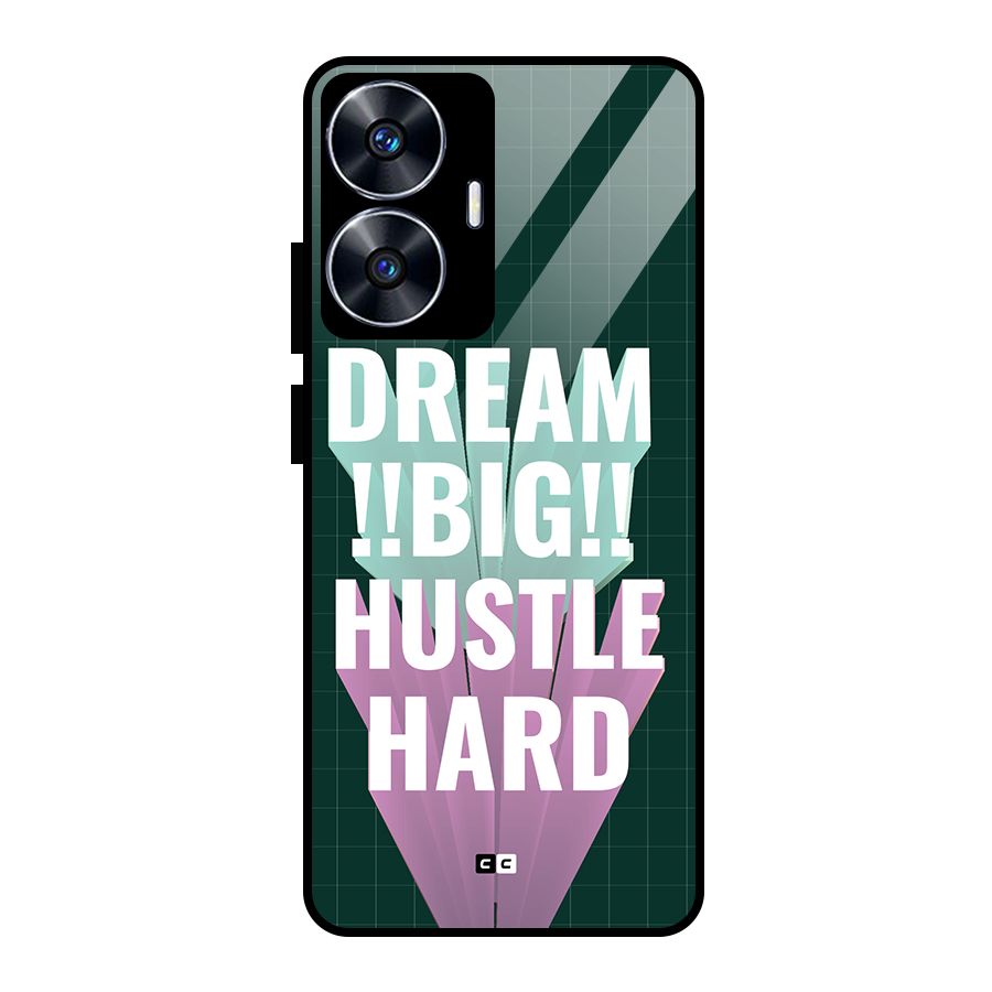 Dream Bigger Glass Back Case for Realme Narzo N55