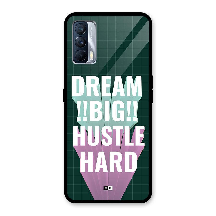 Dream Bigger Glass Back Case for Realme X7